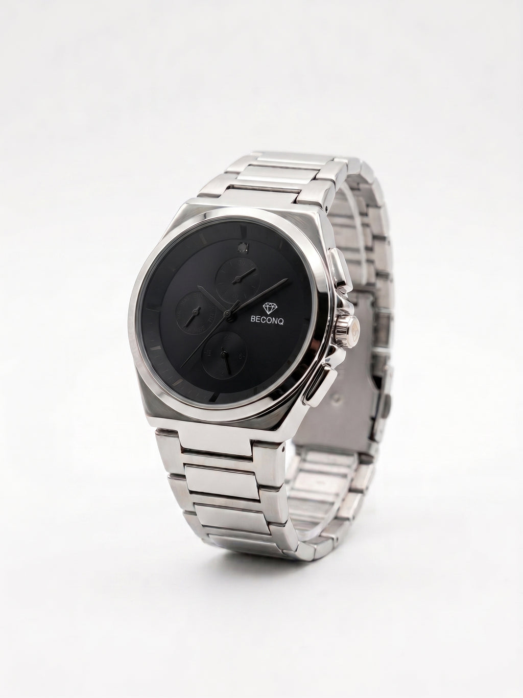 Beconq Prime Chronograph Çelik Kordon Erkek Kol Saati (91)